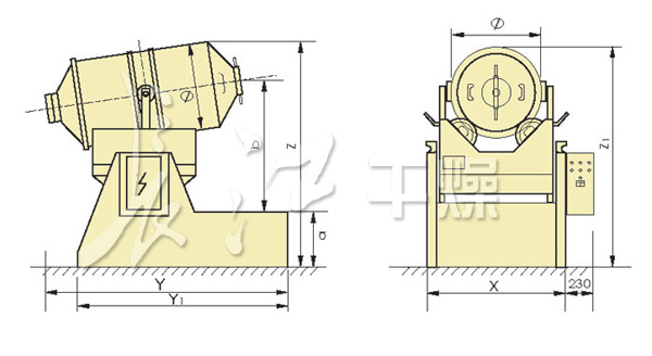 EYH沙巴(中国)二维运动混合机